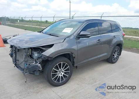 2018 Toyota Highlander Se z USA, uszkodzony, nr VIN 5TDKZRFH8JS532501